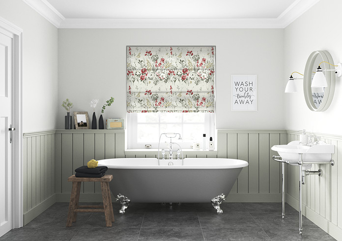 Wild Meadow, Ruby - Roman Blind - Image 5